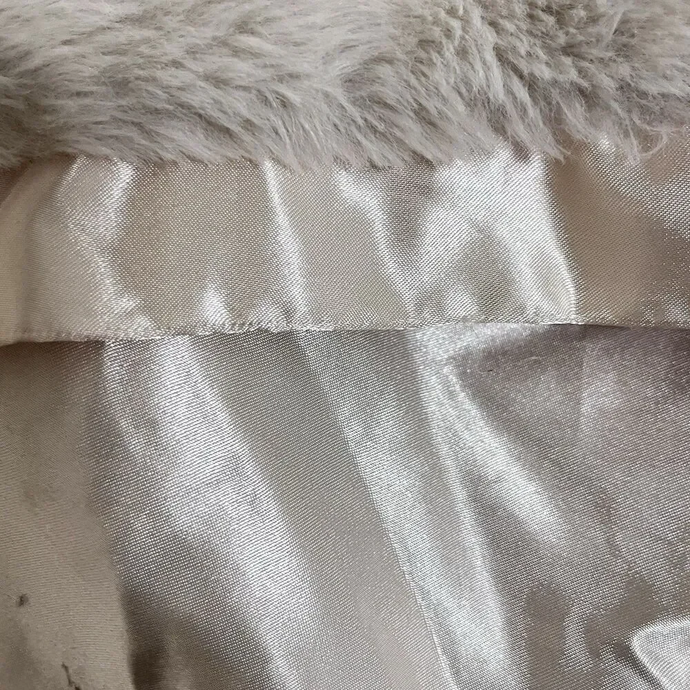 Cloud Island Tan Lion Security Blanket Lovey Satin Trim Lovie Blankie
